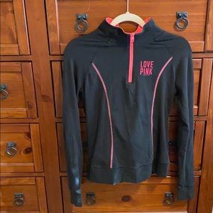 VS PINK Half Zip Sweatshirt